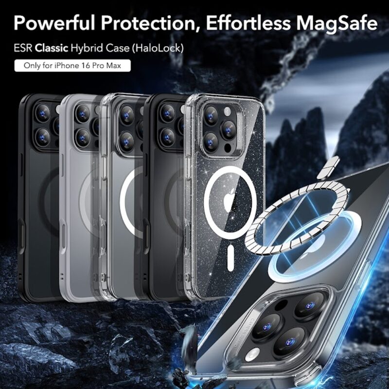 Capa Magsafe + Película Vidro Esr para iPhone 16 Pro Max