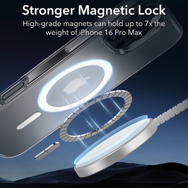 Capa Magsafe + Película Vidro Esr para iPhone 16 Pro Max