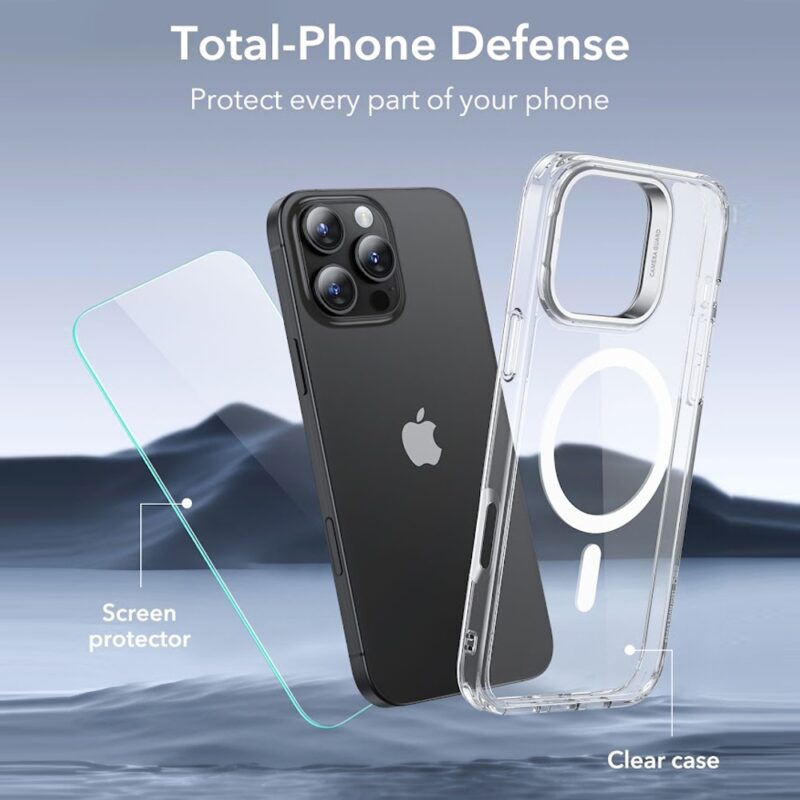 Capa Stash Stand + Película Vidro Esr iPhone 16 Pro Max