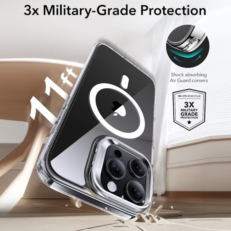 Capa Stash Stand + Película Vidro Esr iPhone 16 Pro Max