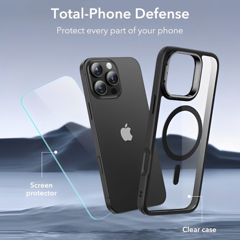 Capa Stash Stand + Película Vidro Esr iPhone 16 Pro Max