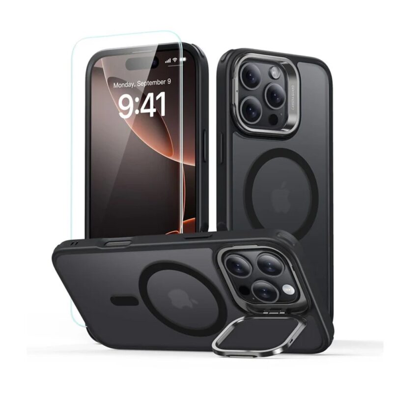 Capa Stash Stand + Película Vidro Esr iPhone 16 Pro Max