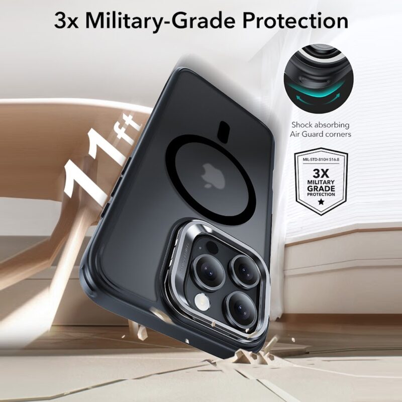 Capa Stash Stand + Película Vidro Esr iPhone 16 Pro Max