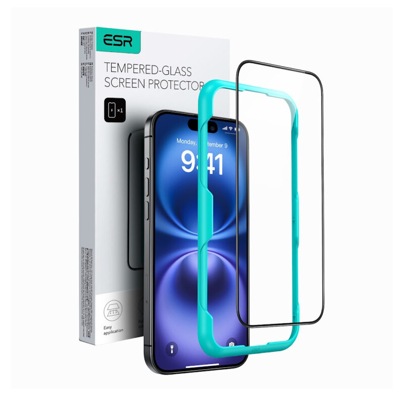Película Vidro Temperado Esr pra iPhone 16 Transparente