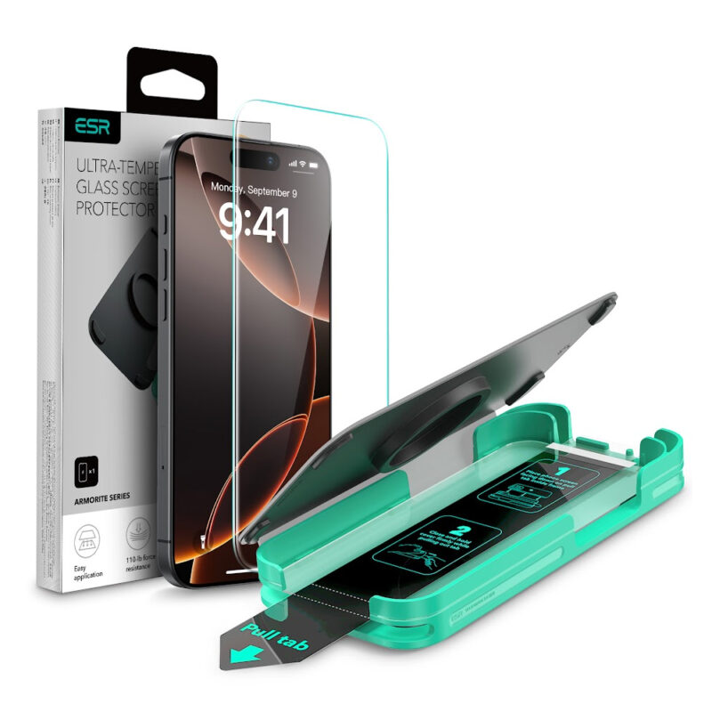 Película Vidro Armorite Esr p/iPhone 16 Pro Transparente