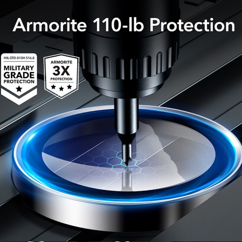 Protetor Lente Armorite Esr pra Câmera iPhone 16 Pro/Max