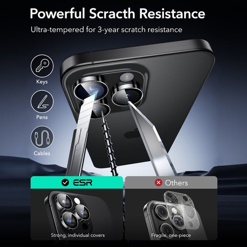 Protetor Lente Armorite Esr pra Câmera iPhone 16 Pro/Max