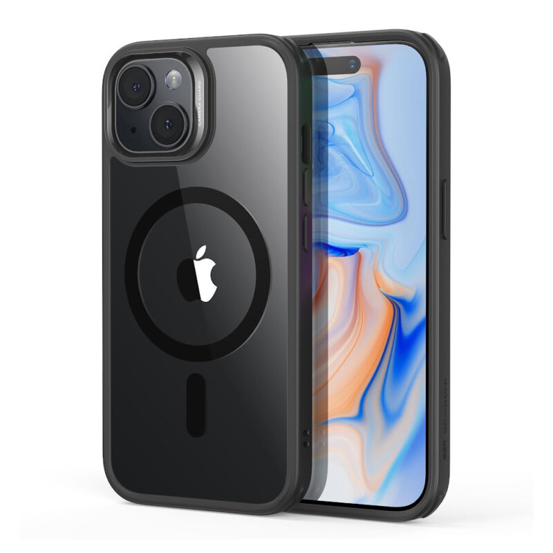 Capa/Capinha Esr Classic Hybrid p/iPhone 15 Preto Clear