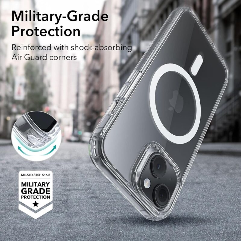 Capa/Capinha Esr Classic pra iPhone 15 Plus Transparente