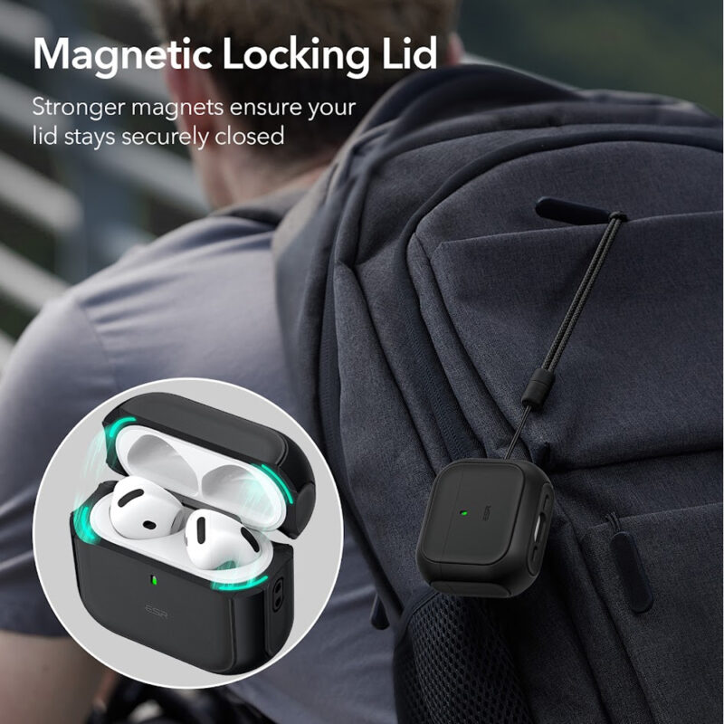 Capa Case Orbit Hybrid Esr pra AirPods Pro 4 2024 Preta