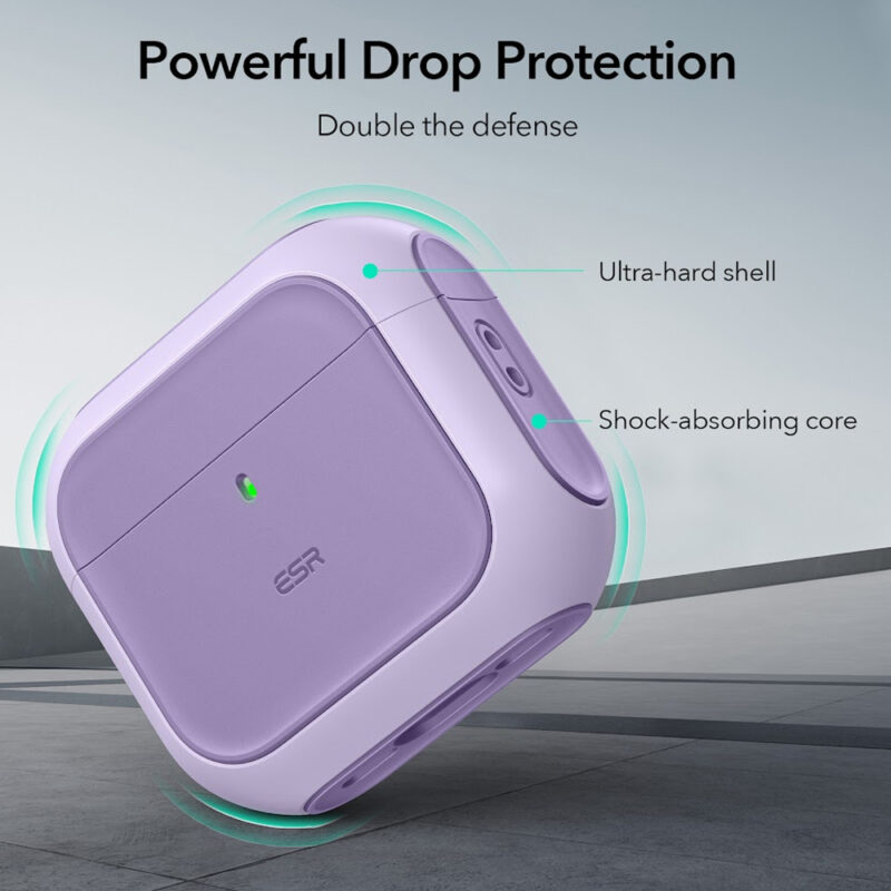 Capa Case Orbit Hybrid Esr p/AirPods Pro 4 2024 Púrpura