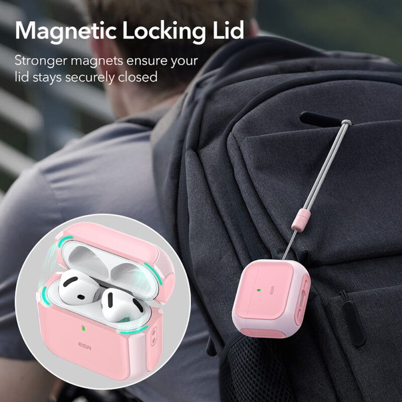 Capa Case Orbit Hybrid Esr para AirPods Pro 4 2024 Rosa