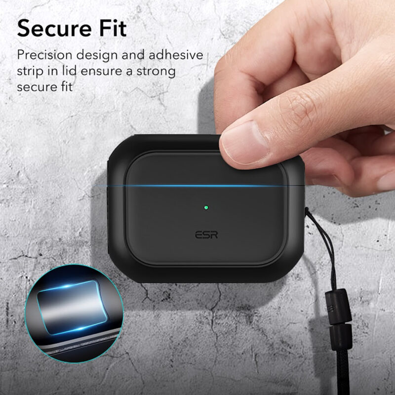 Capa Case Esr para AirPods Pro, AirPods Pro 2 Preta