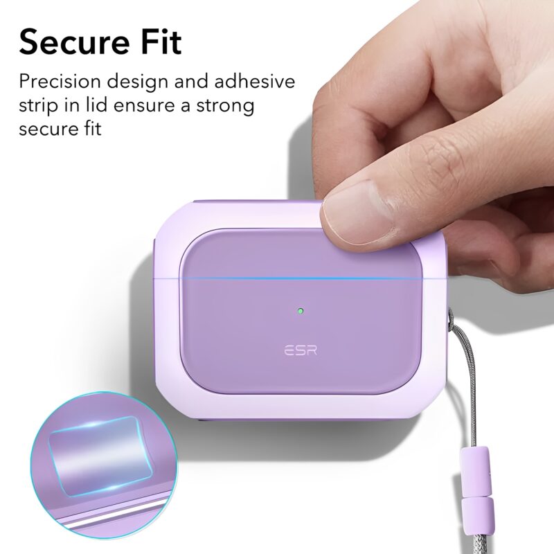Capa Case Esr para AirPods Pro, AirPods Pro 2 Lavanda