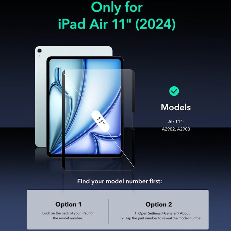 Película Tela Magnética Esr para iPad Air 13 2025/2024