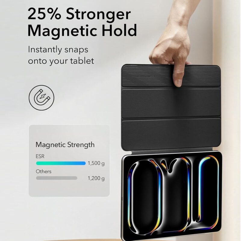Capa Rebound Magnética Esr para iPad Pro 11 2024 Preto