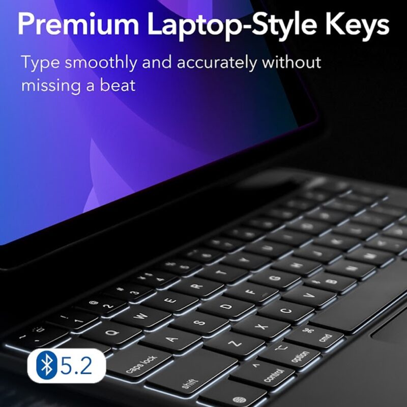 Capa Teclado Magnético Esr para iPad 10 2022 Preta