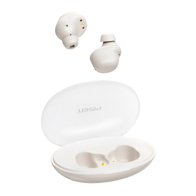 Fone de Ouvido Sem Fio Pisen C3 Bluetooth 5.3 Branco