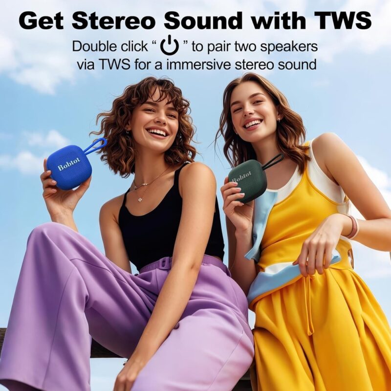 Caixa de Som Bobtot ET35 Alto-Falante Bluetooth Azul
