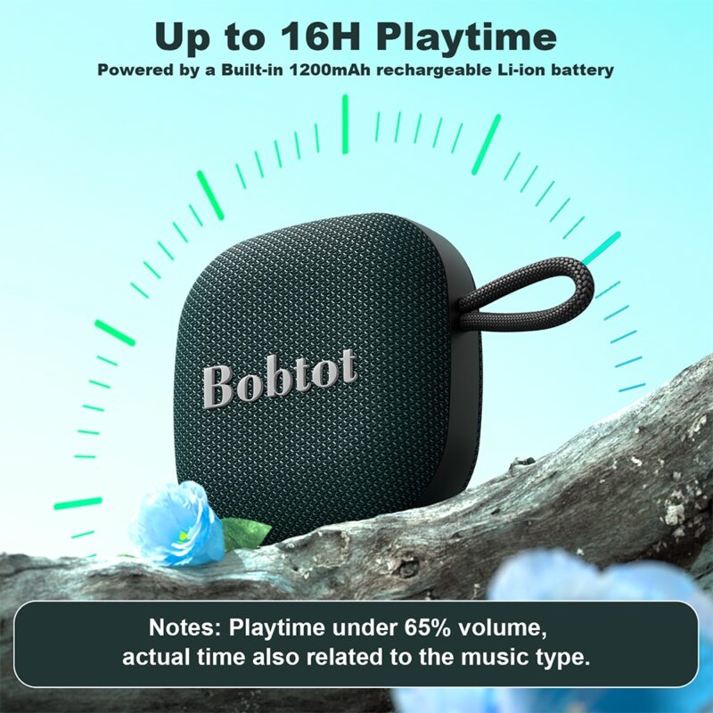 Caixa Som Bobtot ET35 Alto-Falante Bluetooth Azul Dark