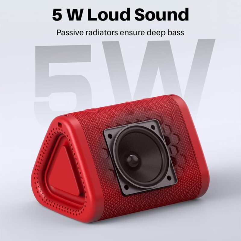 Caixa Som Bobtot ET2240A Altofalante Bluetooth Vermelho