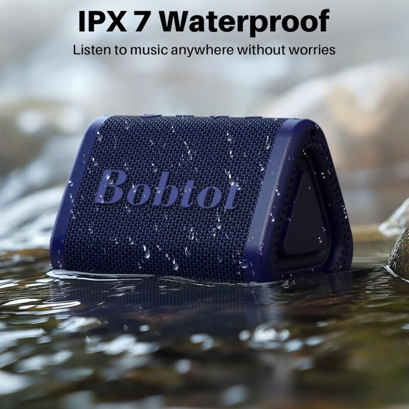 Caixa de Som Bobtot ET2240A Alto-Falante Bluetooth Azul
