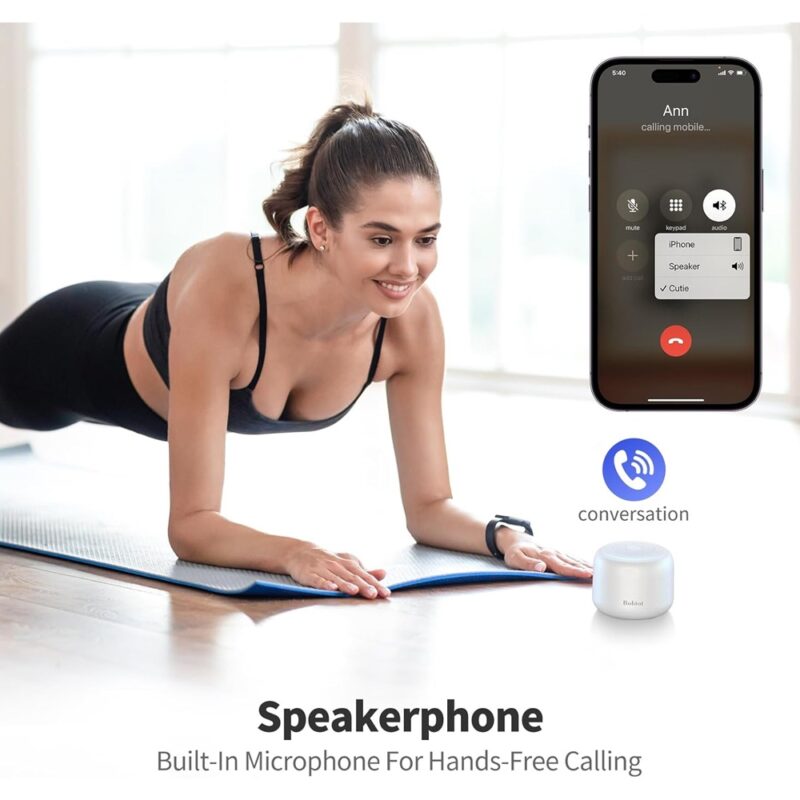 Caixa de Som Bobtot ET18 Alto-Falante Bluetooth Branca