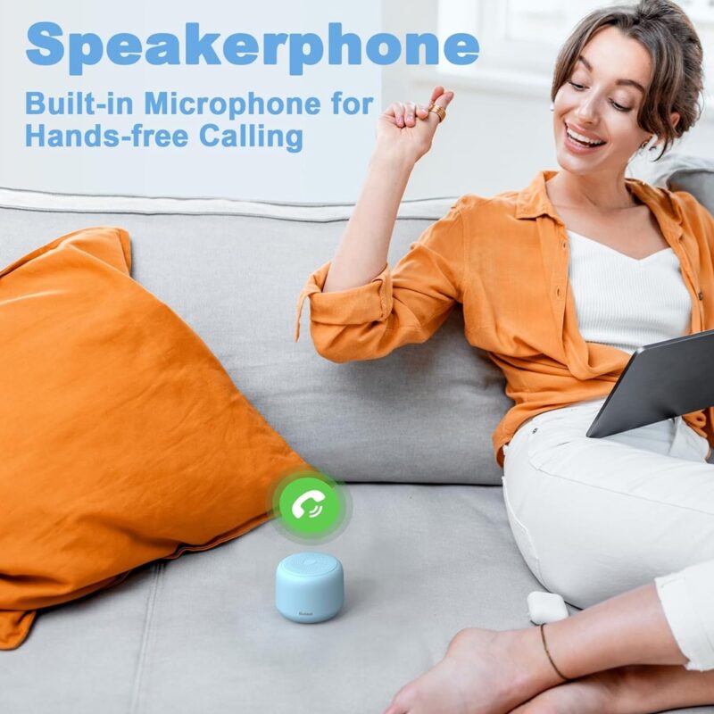 Caixa de Som Bobtot ET18 Alto-Falante Bluetooth 5.0 Azul