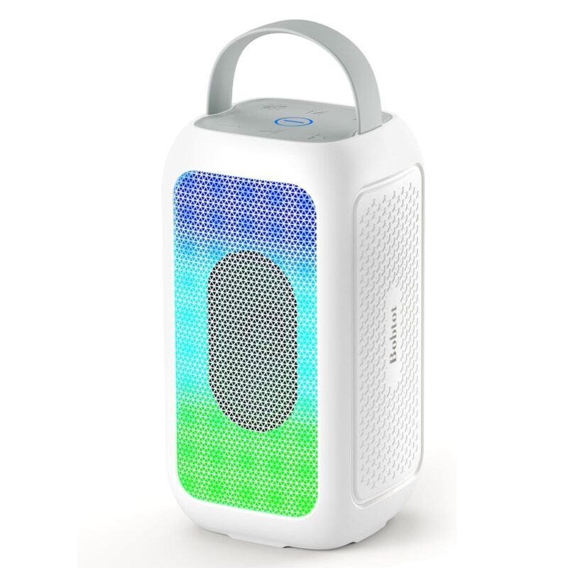 Caixa de Som Bluetooth Bobtot EP20 Portátil Branca