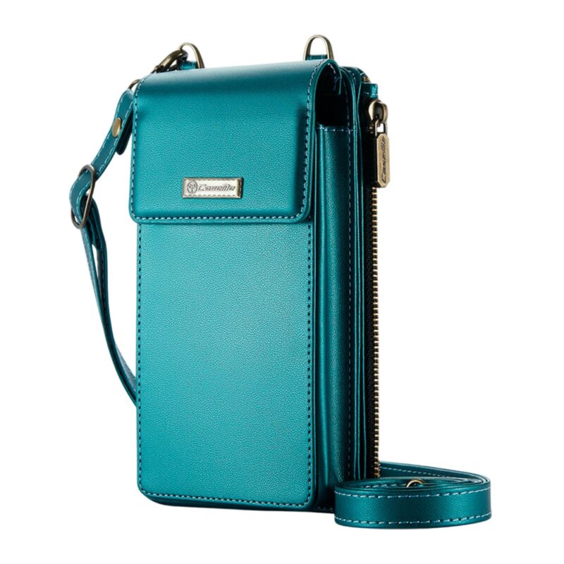 Mini Bolsa Transversal Feminina CaseMe p/Celular Verde