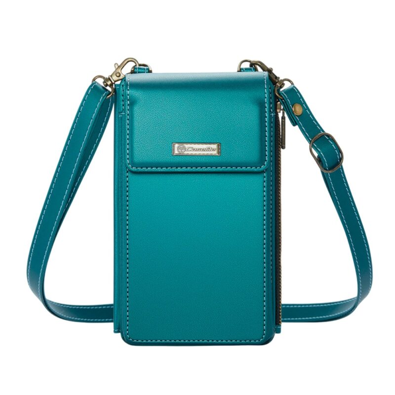 Mini Bolsa Transversal Feminina CaseMe p/Celular Verde