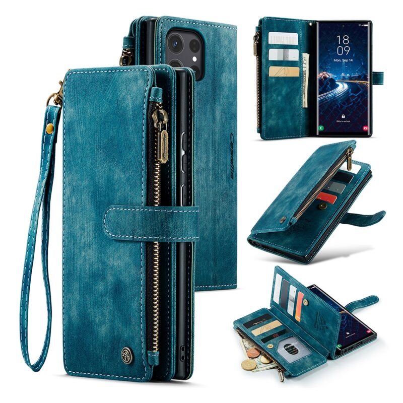 Capa Carteira CaseMe para Samsung Galaxy S24 Ultra Azul