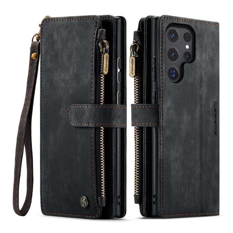 Capa Carteira CaseMe pra Samsung Galaxy S24 Ultra Preto
