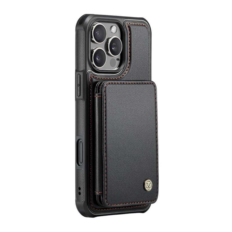 Capa Tipo Carteira Jeehood iPhone 16 Pro Max 6.9" Preto