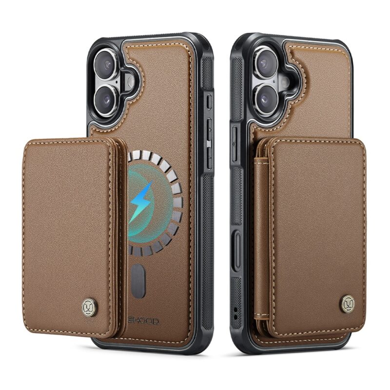 Capa Tipo Carteira Jeehood iPhone 16 de 6.1 pol. Azul