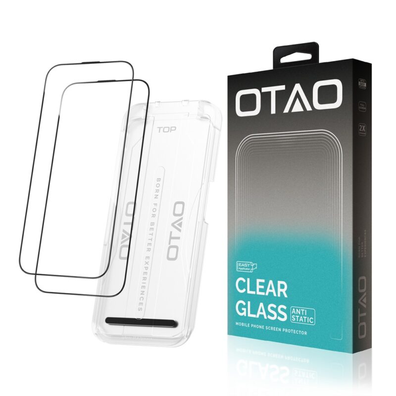 Película de Vidro 2.5D iPhone 16 Pro Otao 0.33mm 2 Pcs