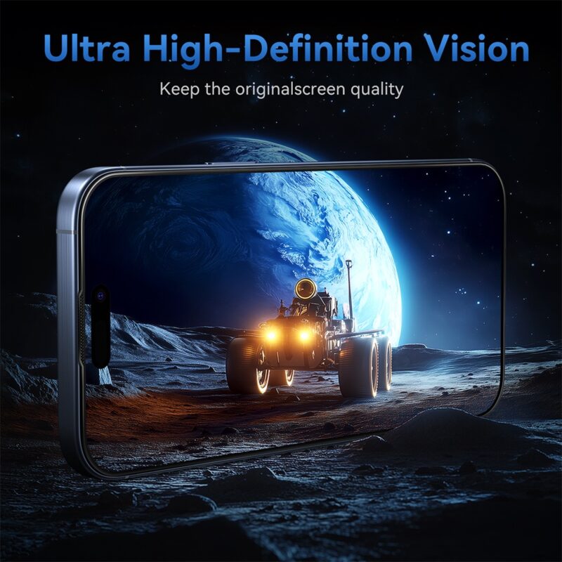 Película de Vidro 2.5D iPhone 16 Pro Otao 0.33mm 2 Pcs