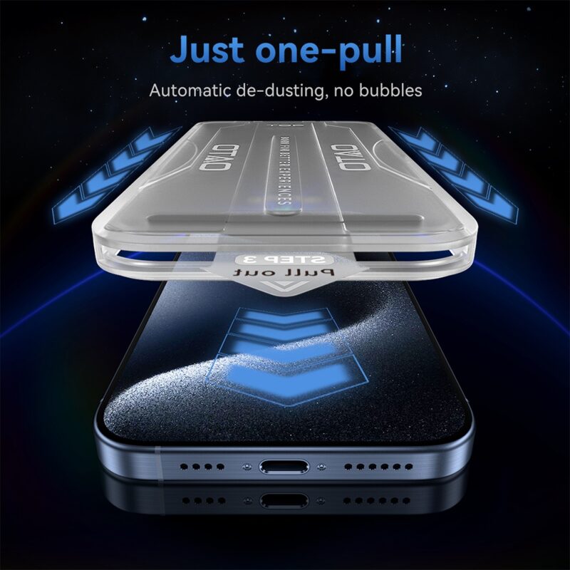 Película de Vidro 2.5D iPhone 16 Pro Otao 0.33mm 2 Pcs