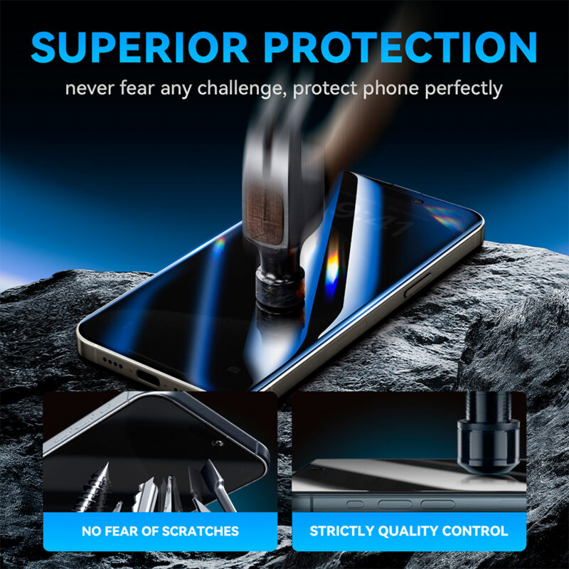 Película de Vidro 2.5D Iphone 16/15 Otao 28 Privacy 2Psc