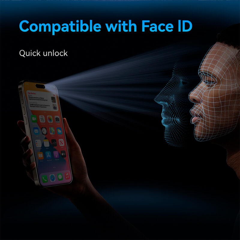 Película Vidro 2.5D Iphone 16 Plus Otao 28 Privacy 2Psc