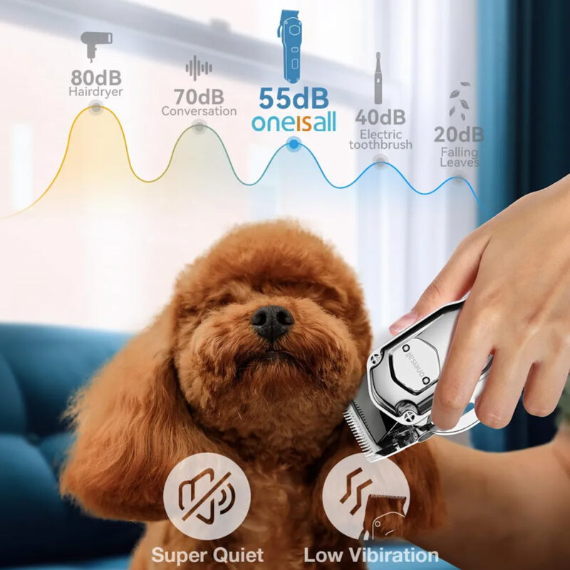 Máquina Tosa p/Pets Oneisall Aparador Pelos Dog Sem Fio