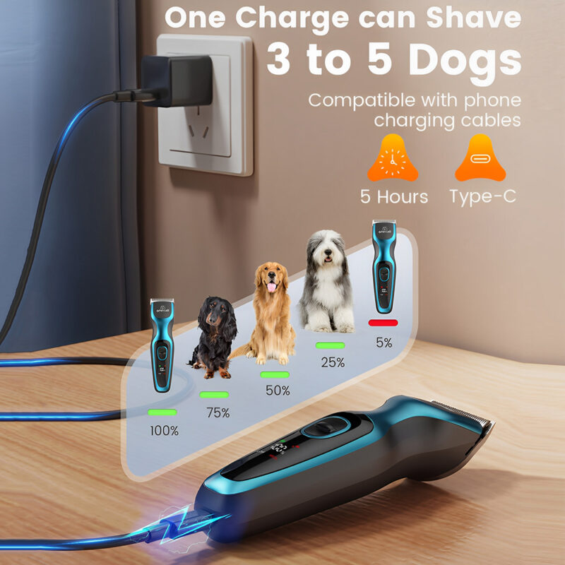 Máquina Tosa Pets Oneisall Dtj001 Aparador Pelos Sem Fio
