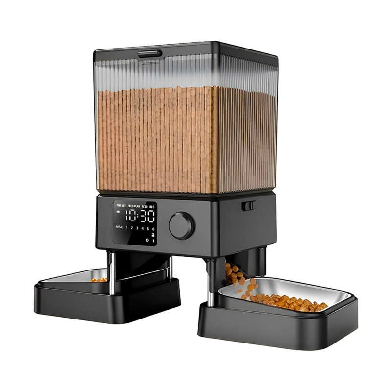 Alimentador Automático Duplo Ração Oneisall 5L Para Pets