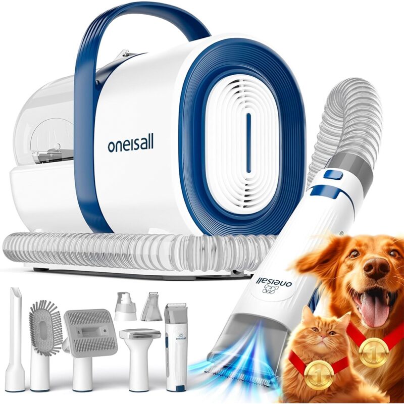 Kit Limpeza Pet Oneisall Aspirador Pelo Animais Estimação