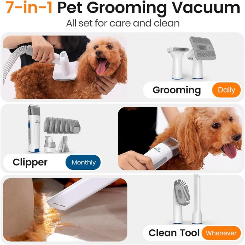 Kit Limpeza Pet Oneisall Aspirador Pelo Animais Estimação