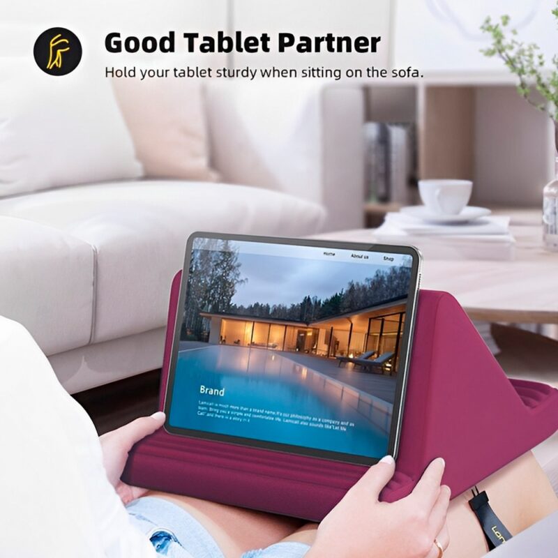 Suporte Travesseiro Almofada Lamicall Tablet Vermelho