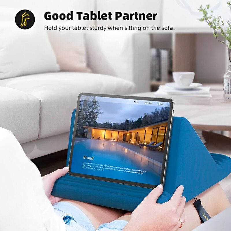 Suporte Travesseiro Almofada Lamicall Pl01 Tablet Azul