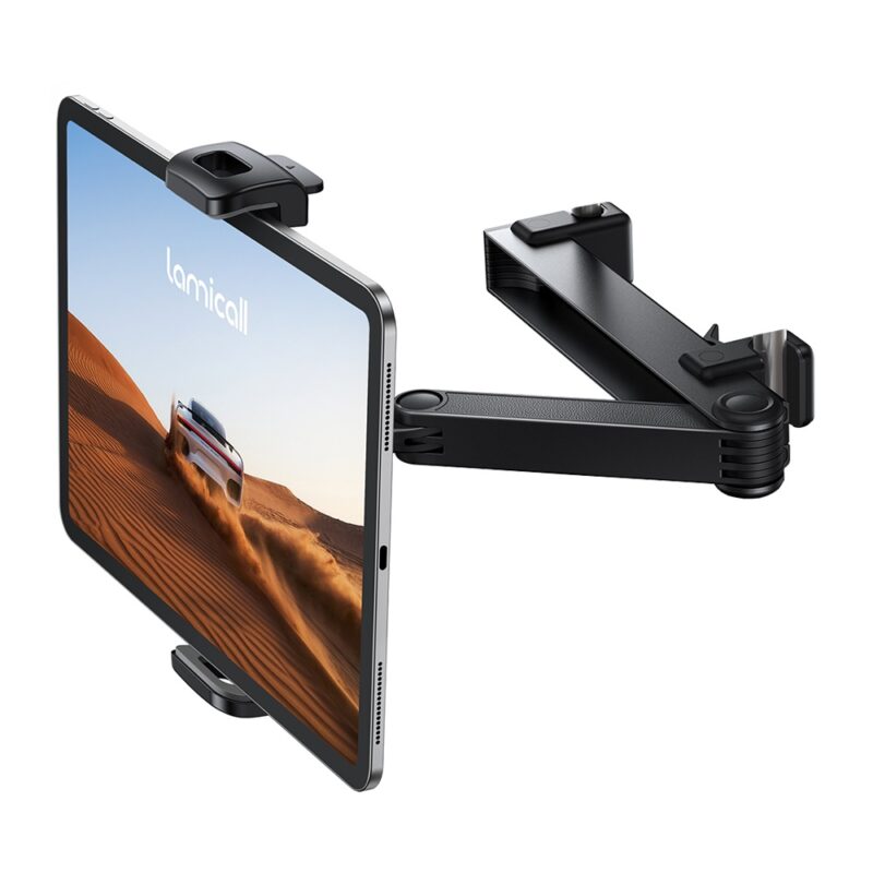Suporte para Tablet Lamicall Encosto Cabeça Carro Preto