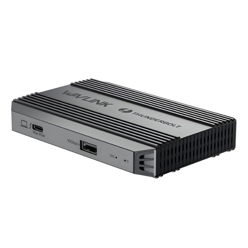 Hub Dock Wavlink Thunderbolt4 4K60Hz PD 100W USB-A Preto