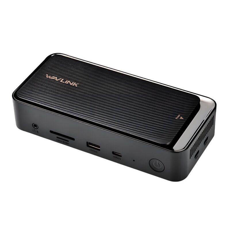 Hub Estação Acoplamento Usb C Wavlink 13in1 4k60Hz Preto